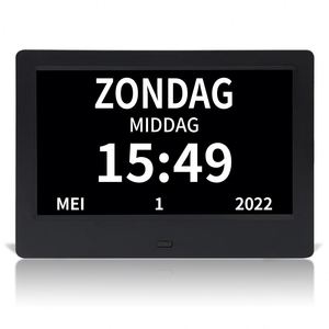 New 7 Inch HD Kỹ Thuật Số Lịch Đồng Hồ Báo Thức Với Video Phát Lại Mp3 Định Dạng Âm Thanh Miễn Phí Tải Về Và Chơi Bảng Đồng Hồ - Product Image 1