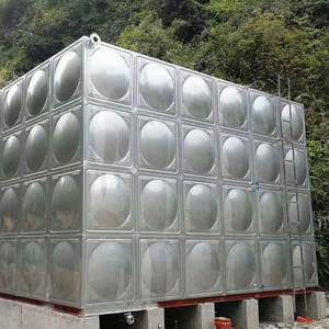 Tanque de Agua de Acero Inoxidable de 10000 Litros, Fabricado, Ensamblado y Soldado, Tanque de Agua Rectangular para Beber - Product Image 6