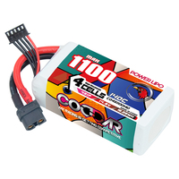 CODDAR RC LiPo Batterie 4S 1100MAH 14.8V 140C XT60 FPV Avion Quads QuadCopter Hélicoptère MultiCopter Freestyle Drone UAV