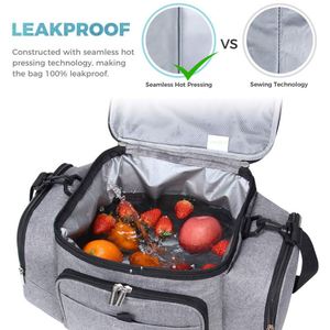 Bolsa Térmica Personalizada de Fábrica, Bolsa de Picnic Impermeable de Gran Capacidad para Almuerzo al Aire Libre - Product Image 5