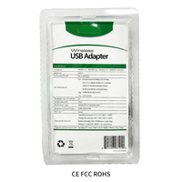 Adaptateur Wifi externe USB Source Factory Mini 300 Mbps 2,4 GHz pour ordinateur de bureau, ordinateur portable, Windows, Mac, Linux. En stock.