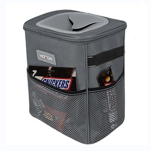 Bonito Auto Hanging Trash impermeável pode para veículo automóvel Escritório Bathroom & Kitchen-Black Leak Proof Lixo <span class=keywords><strong>Bin</strong></span> - Product Image 6