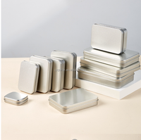 Boîte en fer blanc rectangulaire à couvercle ouvrant, style tendance, personnalisée, imprimée, de qualité alimentaire, écologique, ignifuge, pour cadeaux et mini-bonbons, vente en gros