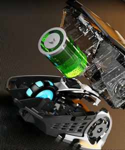 Sounis-ratón inalámbrico recargable para jugadores, dispositivo ergonómico de 2,4 ghz para ordenador - Product Image 5