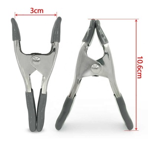 Clip de tente 4 pouces métal printemps Studio fond charpentier fixe a-ligne <span class=keywords><strong>toile</strong></span> <span class=keywords><strong>cirée</strong></span> <span class=keywords><strong>pince</strong></span> de robe de mariée - Product Image 6