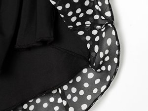 SHENZHU <span class=keywords><strong>Abito</strong></span> <span class=keywords><strong>mini</strong></span> estivo da donna 2026, nuovo, casual, alla moda, con <span class=keywords><strong>pois</strong></span>, stile retrò, chic, senza maniche. - Product Image 6