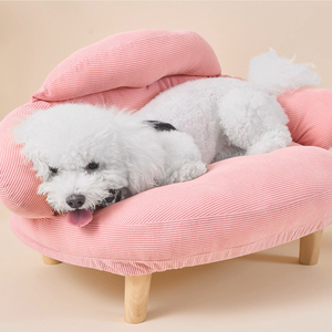 पर्यावरण के अनुकूल चार मौसमों सार्वभौमिक ठोस पैटर्न दीर्घवृत्त आकार लक्जरी पालतू जानवरों और कुत्तों के लिए हटाने योग्य चटाई के साथ - Product Image 4