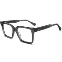 Montures de lunettes optiques haut de gamme, grandes, anti-lumière bleue, pour hommes, luxe, vintage, carrées, en acétate écaille de tortue