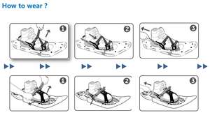 Высокое качество! Алюминиевые снегоступы, система легкого подвязки, настил, материал для зимней ходьбы по снегу - Product Image 4