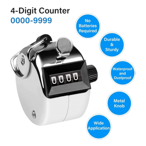 เครื่องนับจำนวนแบบกดด้วยมือ 4 หลัก แบบดิจิตอล ของขวัญส่งเสริมการขาย - Product Image 3