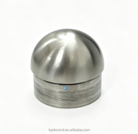 Embout en dôme arqué en acier inoxydable pour tubes ronds, techniques de fonderie et de forgeage, numéro de modèle Head
