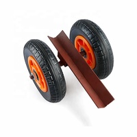 Einfache Lagerung 2 Räder Granit Steinplatte Rack Dolly Marmorplatte Transport wagen