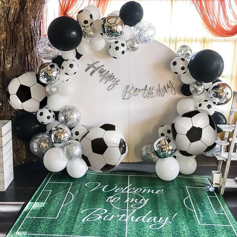 Fußball Ballon Garland Arch Kit Fußball Thema Geburtstag Partei Liefert Eingestellt für Jungen