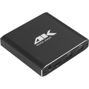 Reproductor multimedia digital ACEMAX 4K Ultra-HD para reproducción automática AV analógica para unidades USB tarjetas Micro-SD HEVC/H.265 - Product Image 1