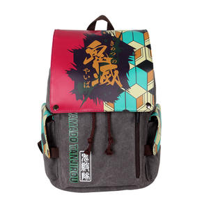 Mochilas Escolares de Anime de Dragon Goku, Luffy, Chopper, <span class=keywords><strong>Shingeki</strong></span> <span class=keywords><strong>No</strong></span> <span class=keywords><strong>Kyojin</strong></span>, Hokage, Tokyo Ghoul, Demon Slayer, Totoro para Mujeres y Niños - Product Image 4