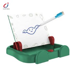 Papan Gambar Mainan Anak Portabel DIY Belajar Alfabet Puzzle Magnet Hewan - Product Image 3