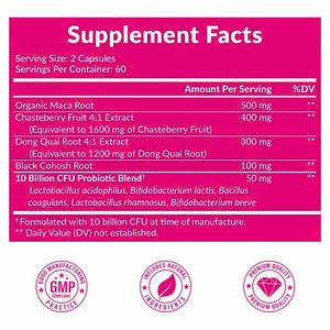 Probióticos <span class=keywords><strong>para</strong></span> el Equilibrio Hormonal <span class=keywords><strong>para</strong></span> Mujeres, Personalizables OEM ODM, Más Vendidos, Alivio Natural <span class=keywords><strong>para</strong></span> <span class=keywords><strong>la</strong></span> Menopausia, Control de Peso, Cápsulas <span class=keywords><strong>para</strong></span> el SPM - Product Image 3