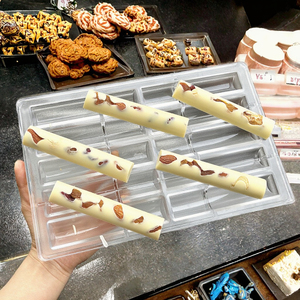 Dài Hạt sô cô la thanh khuôn Polycarbonate vuông hình chữ nhật sô cô la đúc máy nhựa sô cô la khuôn mẫu Ins phong cách - Product Image 3