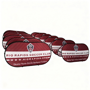 Banner A-Frame Ovale Portatile Personalizzato per Sport all'Aperto, Banner Pop-up con Logo Golf per <span class=keywords><strong>Pubblicità</strong></span> - Product Image 3