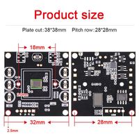 Módulo de cámara PCBA de visión artificial industrial OV9281 de 1MP con obturador global sin distorsión de 3mm y 80 grados