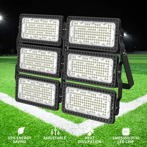 Stade de Football professionnel Court de Tennis Éclairage 100 200 300 400 600 800 1000 Watts IP65 Led Stade Projecteur