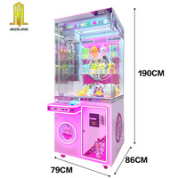 Machine à griffes commerciale personnalisée en gros avec accepteur de billets, grande machine à griffes à monnayeur, distributeur automatique