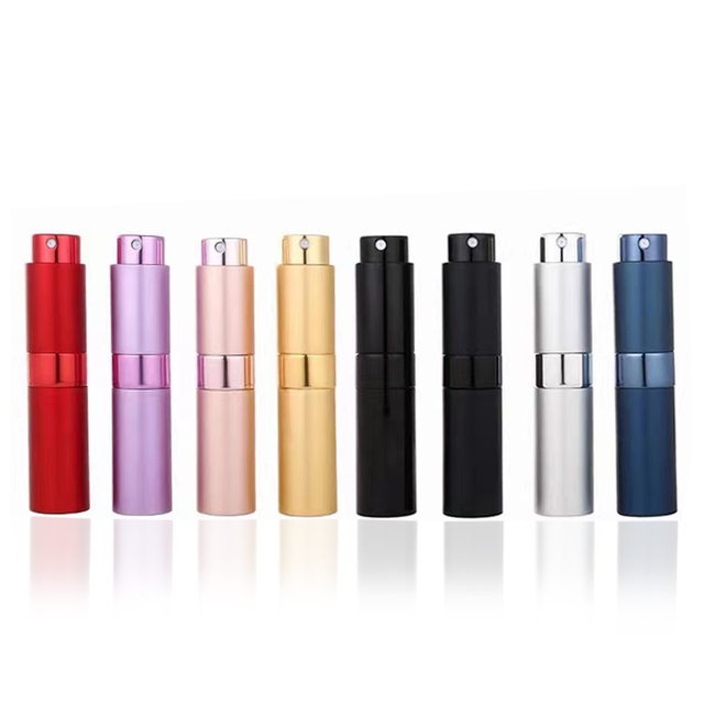 5ml Portable Customized Round Refillable Gloss Color Perfume Atomizer with Window