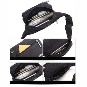 Multifunctional Waterproof Travel Phone <b>Pouch</b> Zipper Oxford Cloth Waist Bag Casual Men Cross Body Chest Bag - Product Image 6