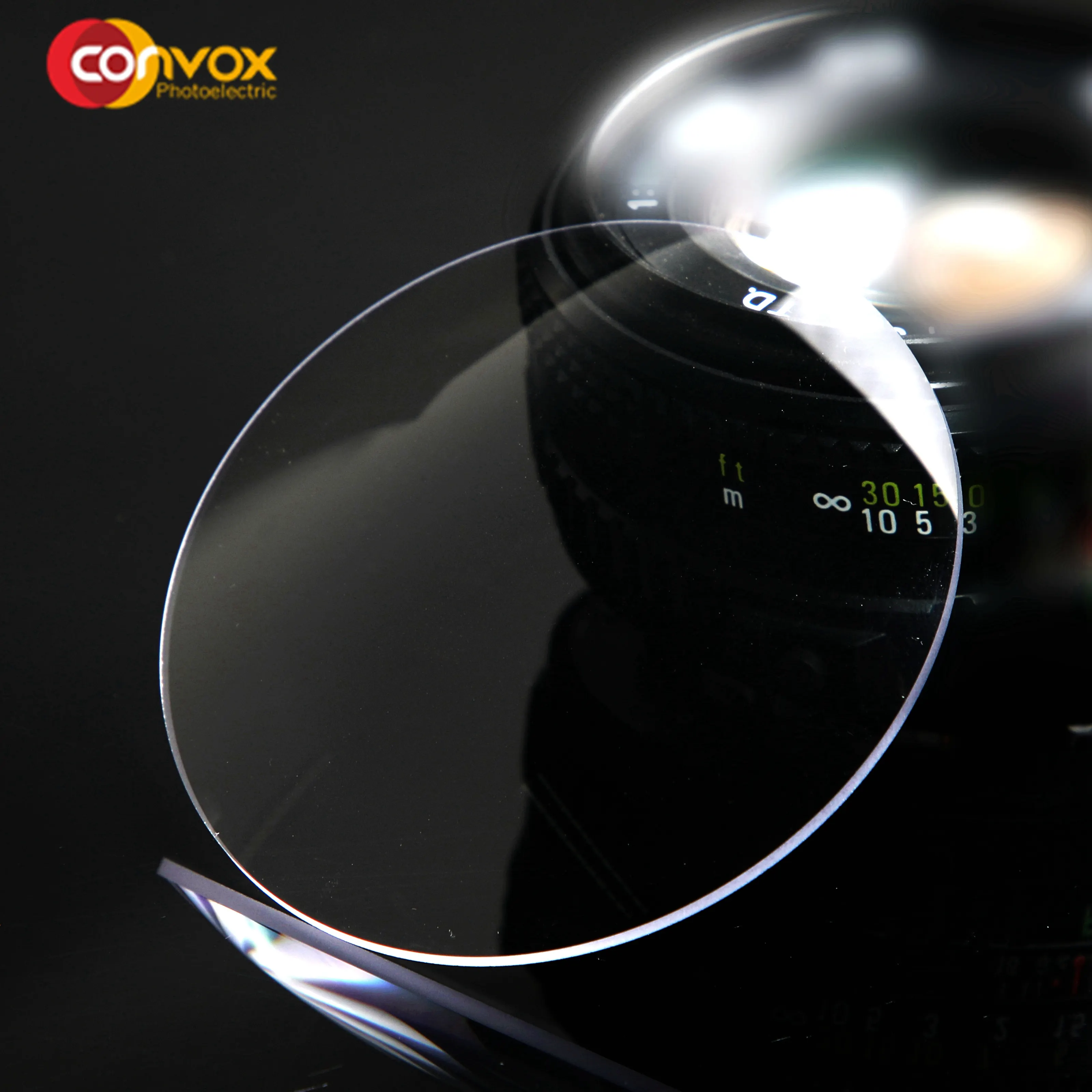 CONVOX סיטונאי אופטי עדשות CR39 1.49 1.56 1.59PC גבוהה מדד UC HC HMC עיניים אחת ראיית משקפיים עדשות