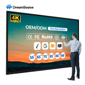 Écran tactile LCD tout-en-un pour l'éducation, les réunions et les conférences, tableau blanc interactif, panneau plat interactif de 55, 65, 75, 86, 100 et 110 pouces - Product Image 1