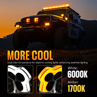 Barres lumineuses LED étanches Novsight de 2, 3 et 6 pouces, projecteurs laser LED tout-terrain 4x4, feux de travail pour voiture