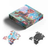 Puzzle magnétique amusant personnalisable avec forte capacité d'adsorption jouet éducatif DIY frais en papier