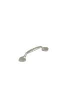 Poignée de tiroir moderne évasée en alliage de zinc nickel brossé 76 mm pour armoire de cuisine, chambre, entrepôt, villa – Qualité OEM usine