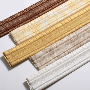 Jupe adhésive 3D <span class=keywords><strong>carrelage</strong></span> de luxe en Pvc, lignes de jupe autocollantes, panneau en matériau Pvc, à bas prix - Product Image 4