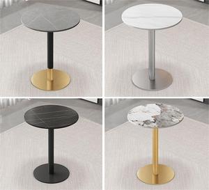Sang trọng Slate nhỏ bàn tròn trà sữa tráng miệng Cửa Hàng Cafe đồ ăn nhẹ nhà hàng phương Tây khách sạn phục vụ rõ ràng thanh bàn vuông - Product Image 5