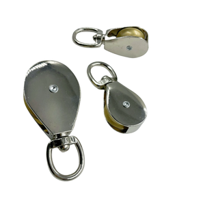 Carrucola singola puleggia in acciaio inossidabile tipo occhio girevole ss304 o ss316 - Product Image 2