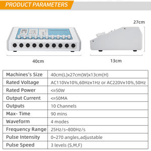 Masajeador de aumento de senos, electroestimulación de ondas rusas para pérdida de peso, máquina de adelgazamiento corporal portátil para SPA - Product Image 5