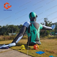 Túnel Inflable Gigante Personalizado con Diseño de Diosa Elegante, Arco Inflable con Cabeza Humana, Escultura de Diosa Inflable para Escenario de DJ