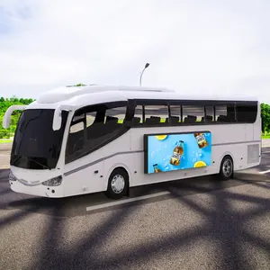 2022 Neueste Stadtbus-LED-Werbe bildschirm Mobile Media P3 P4 P5 Hoch auflösende Außenwerbung 4G Wifi-Fernbedienung