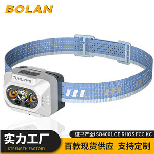 XINSITE ไฟหน้า LED แบบชาร์จไฟได้ 1000LM เซ็นเซอร์สามแหล่งกำเนิดแสงความเข้มสูงสำหรับการเดินป่ากลางแจ้งและตั้งแคมป์ - Product Image 1