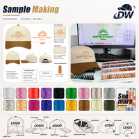 Gorra de Béisbol Estructurada de 6 Paneles con Logotipo Bordado en 3D Personalizado de Dos Colores, MOQ Bajo, Gorra Deportiva al por Mayor OEM