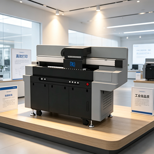 Impresora UV de poste largo bibo con efecto de barniz 3D en relieve, 4 cabezales I1600, impresión rotativa 360 para fibra de carbono - Product Image 1