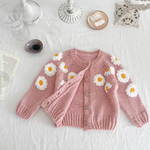 Modèles de commande de l'échantillon pull enfant pull filles pull classique école garçon tricoté plus chaud cardigan pull - Product Image 2