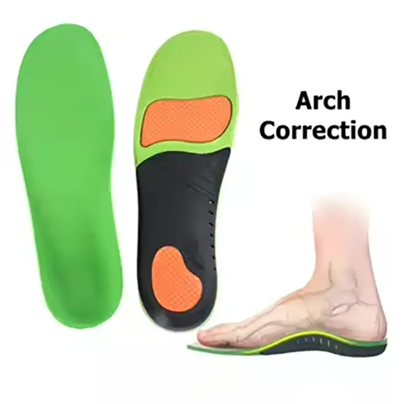 발바닥 근막염에 대한 정형 깔창 아치 지원 젤 컴포트 신발 깔창