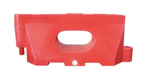 Barrera de seguridad rellena de agua, pantalla de valla de plástico de seguridad perimetral - Product Image 3