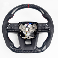 Volant en cuir intégral pour Toyota Prado 120 150 LC79 Yaris GR Hilux 4Runner Mark X CHR, en stock
