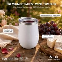 Taza de Café de Acero Inoxidable con Forma de Huevo, Vaso Térmico de Doble Pared para Vino, OEM, Logotipo Personalizado, Venta al por Mayor para Regalo de Boda, Bar, Exterior