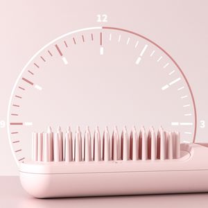 Tipo-c inalámbrico portátil recargable Usb eléctrico inalámbrico Mini rizador <span class=keywords><strong>de</strong></span> pelo cepillo peine <span class=keywords><strong>para</strong></span> hombre y mujer - Product Image 6