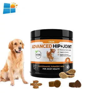 OEM/ODM/OBM Glucosamine Chondroitin MSM Soft Chews Hip and Joint Supplement Chondroitin& MSM Arthritis Supplement for Pet Health