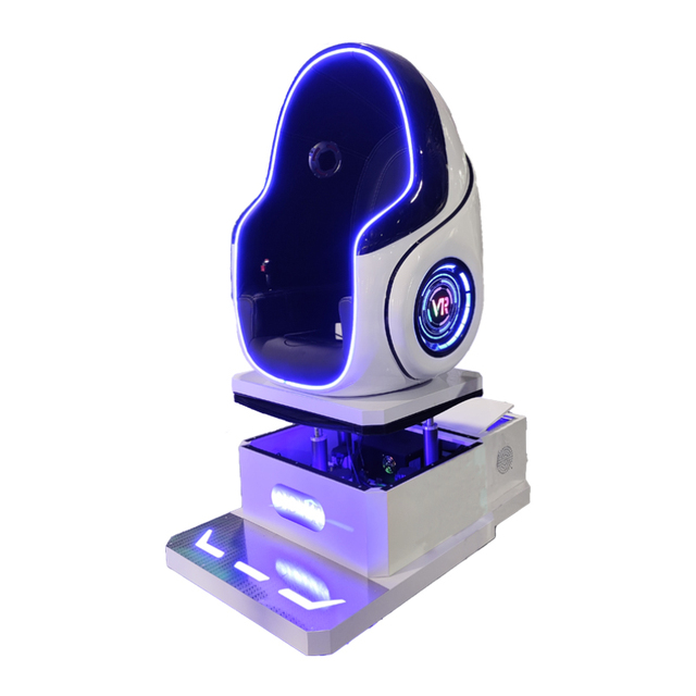 Single Deluxe Edition 9D VR Egg Chair Simulator Cinema 9D Virtual Reality 360 Rotation Machine